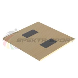 Купить Помост тяжелоатлетический 3х3х0,1м, рез. амортизаторы 1х0,5х0,04м в Камбарке 