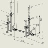 Купить Стойка с подстраховкой Профи RK-010 в Камбарке 